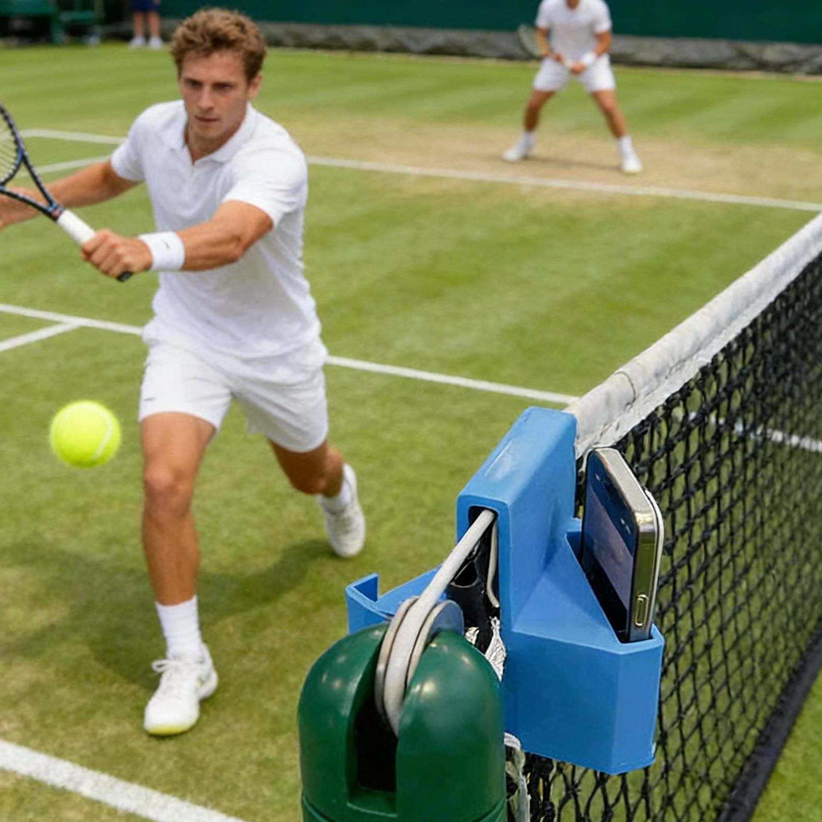 حامل هاتف للتنس مطبوع بتقنية ث - مراجعة Badminton Live Streaming وسعره