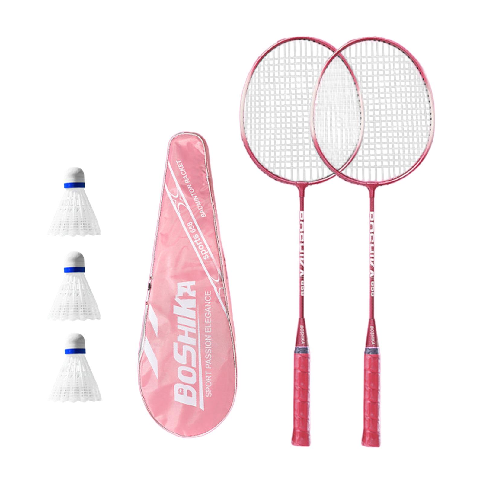 مجموعة مضربين للريشة الطائرة ل - مراجعة Badminton Junior وسعره
