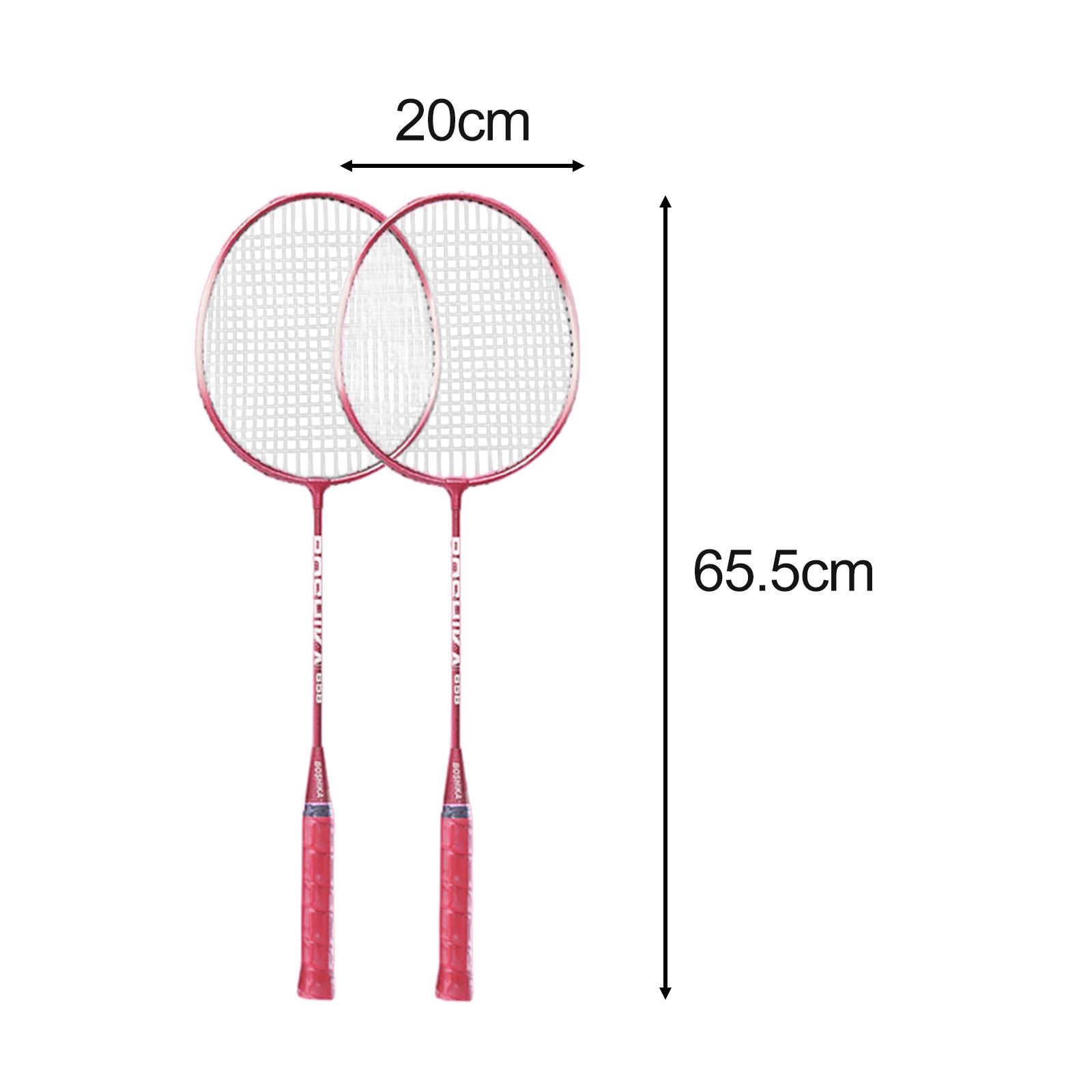 مجموعة مضربين للريشة الطائرة ل - مراجعة Badminton Junior وسعره