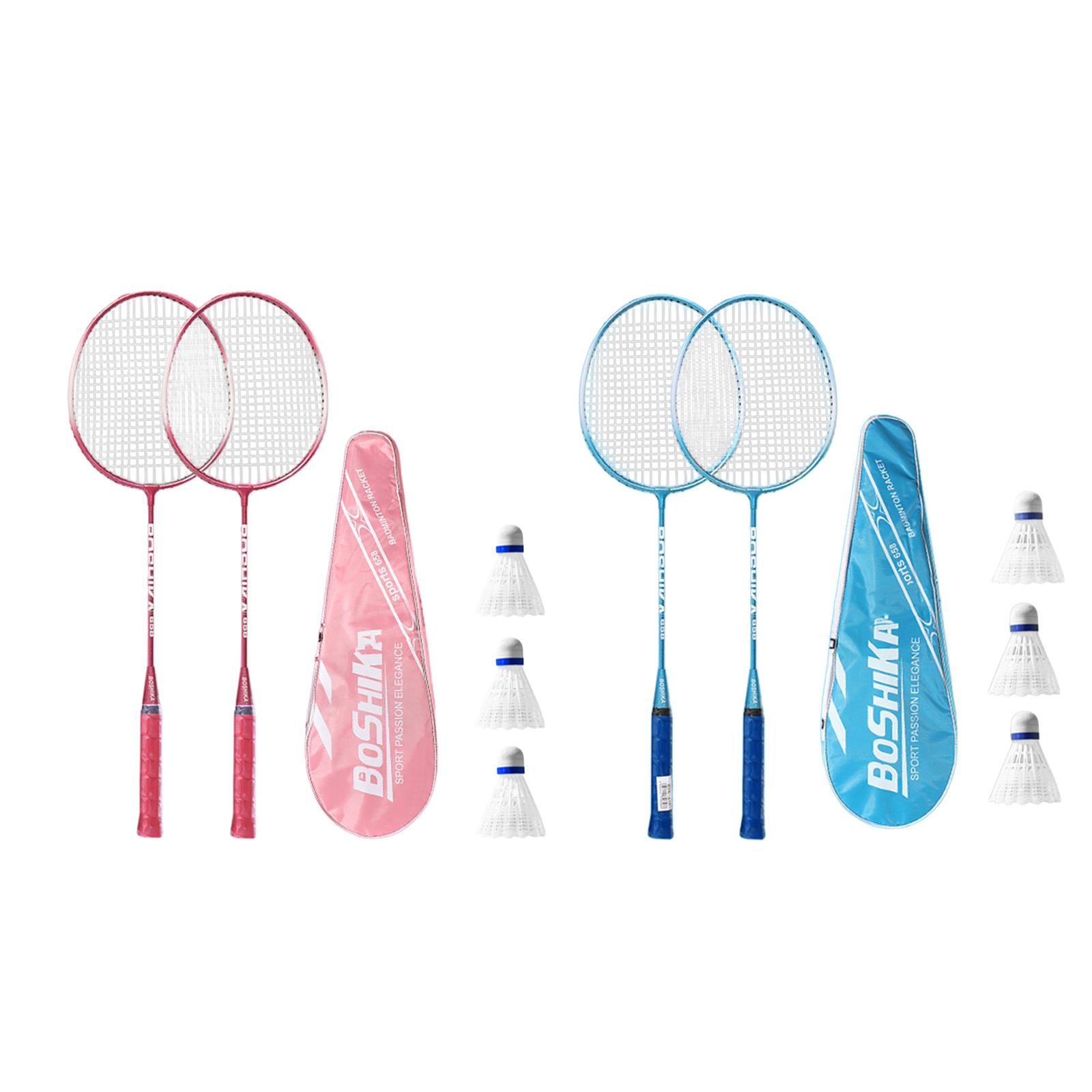 مجموعة مضربين للريشة الطائرة ل - مراجعة Badminton Junior وسعره