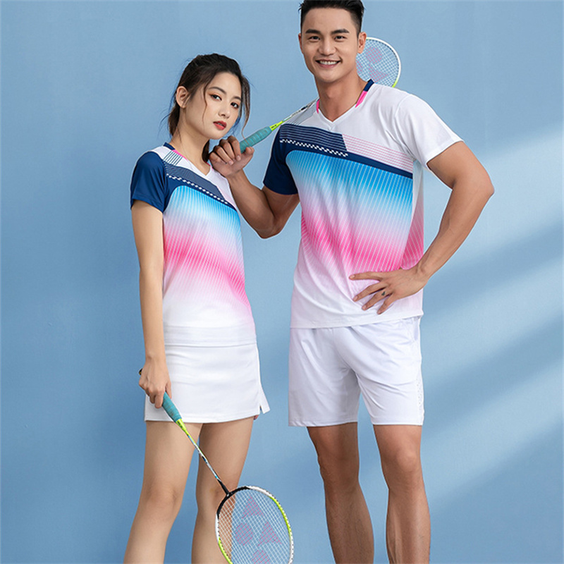الريشة الفانيلة و السراويل الر - مراجعة Badminton Jersey وسعره