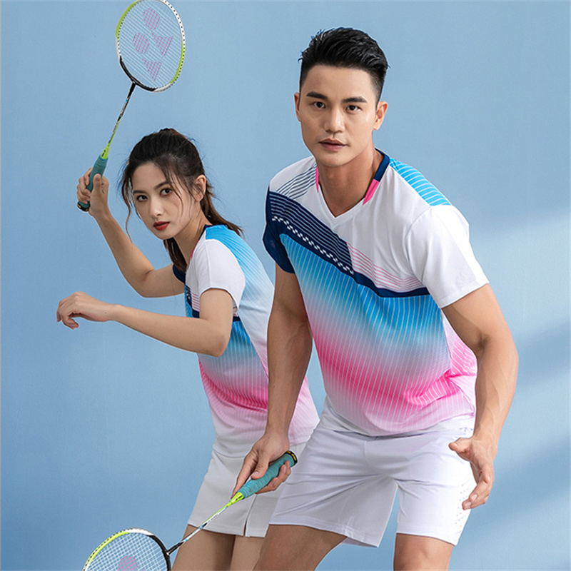 الريشة الفانيلة و السراويل الر - مراجعة Badminton Jersey وسعره